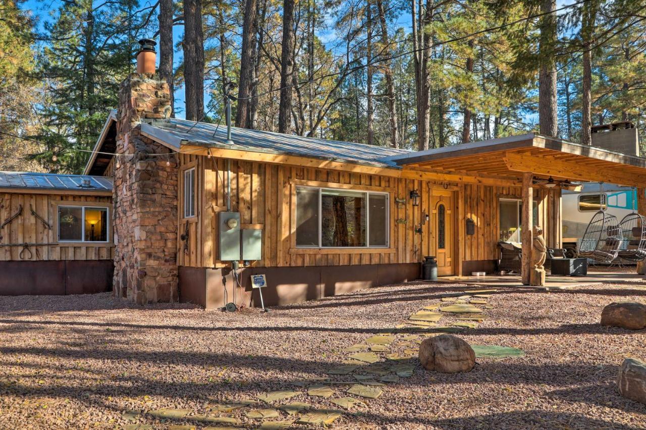Cozy Cabin Retreat With Patio And Fenced Yard Payson Exterior foto